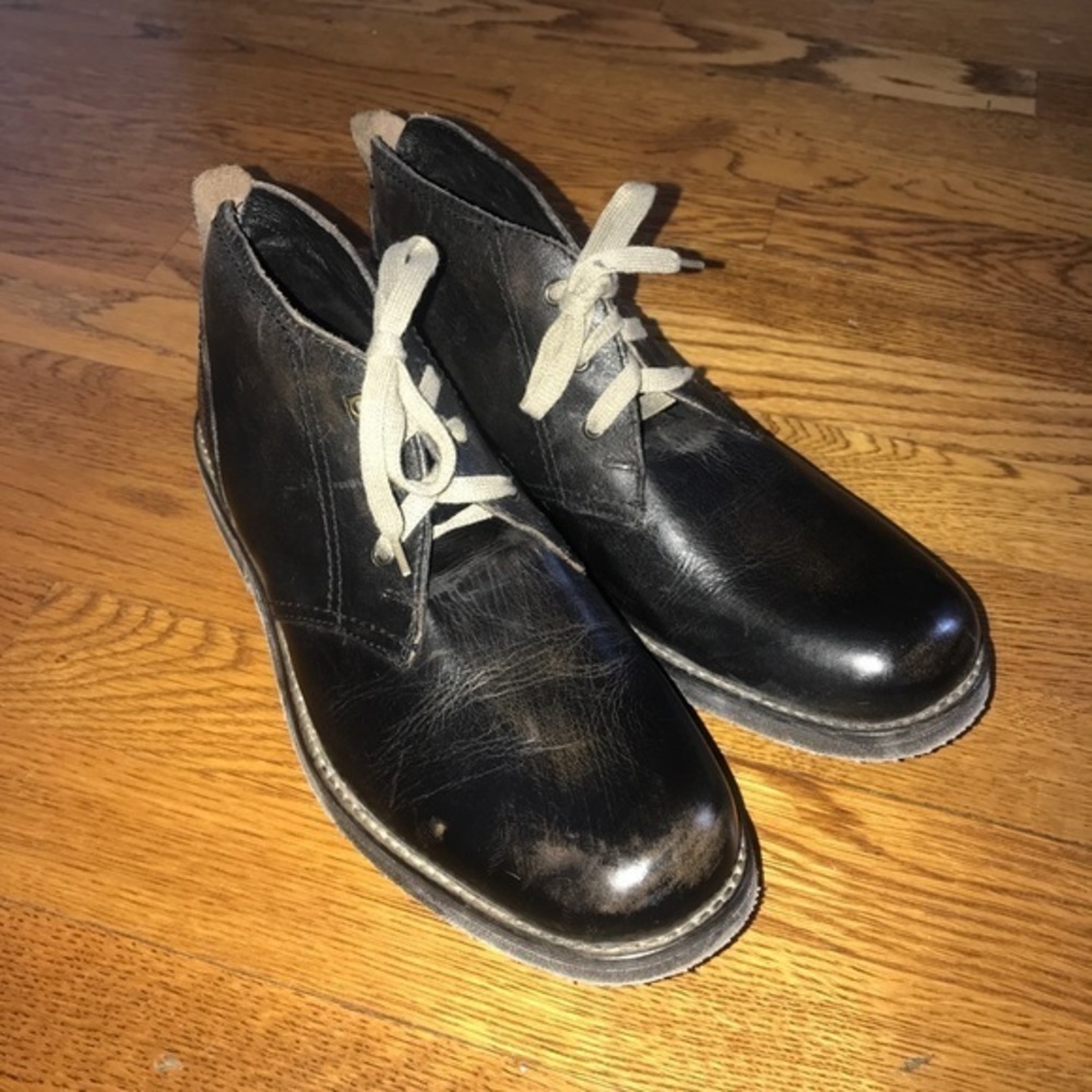 Bed stu chukka brown leather distressed boots 8.5
